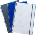 Cornell Notes Notebook A5 Spiral 3 Pack - Compact Cornell Notepads