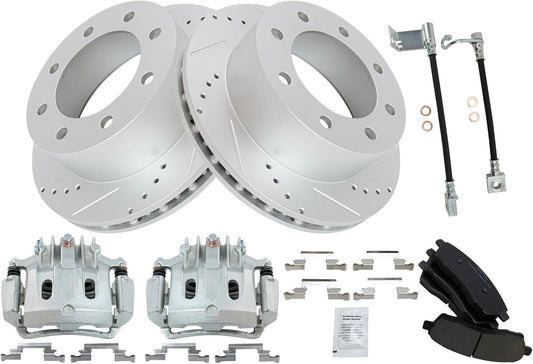TRQ Brake Pad & Rotor Kit for 2002-2004 Ford Super Duty