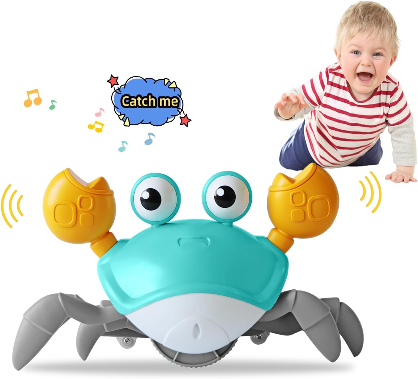 FEELGUY Crawling Crab Baby Toy - Sensory Fun for Learning!