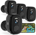 2.4G/5G WiFi Security Cameras Wireless Outdoor 2K - Color Night Vision