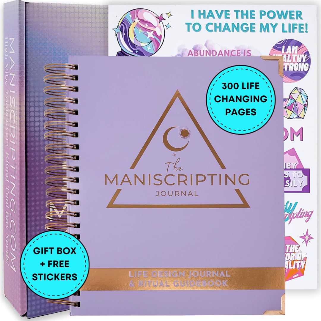 Maniscripting Journal: 90-Day Guided Journal for Self-Discovery