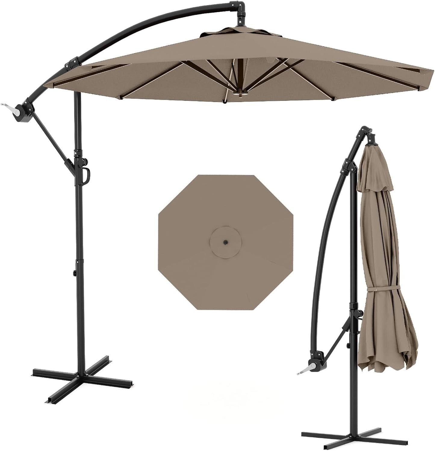 Cantilever Umbrella with Cross Base for Ultimate Outdoor Shade