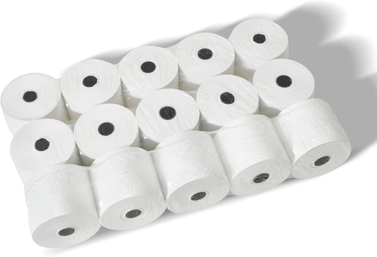 2 1/4 in x 150 ft 1-Ply Bond Rolls for Adding Machines and More