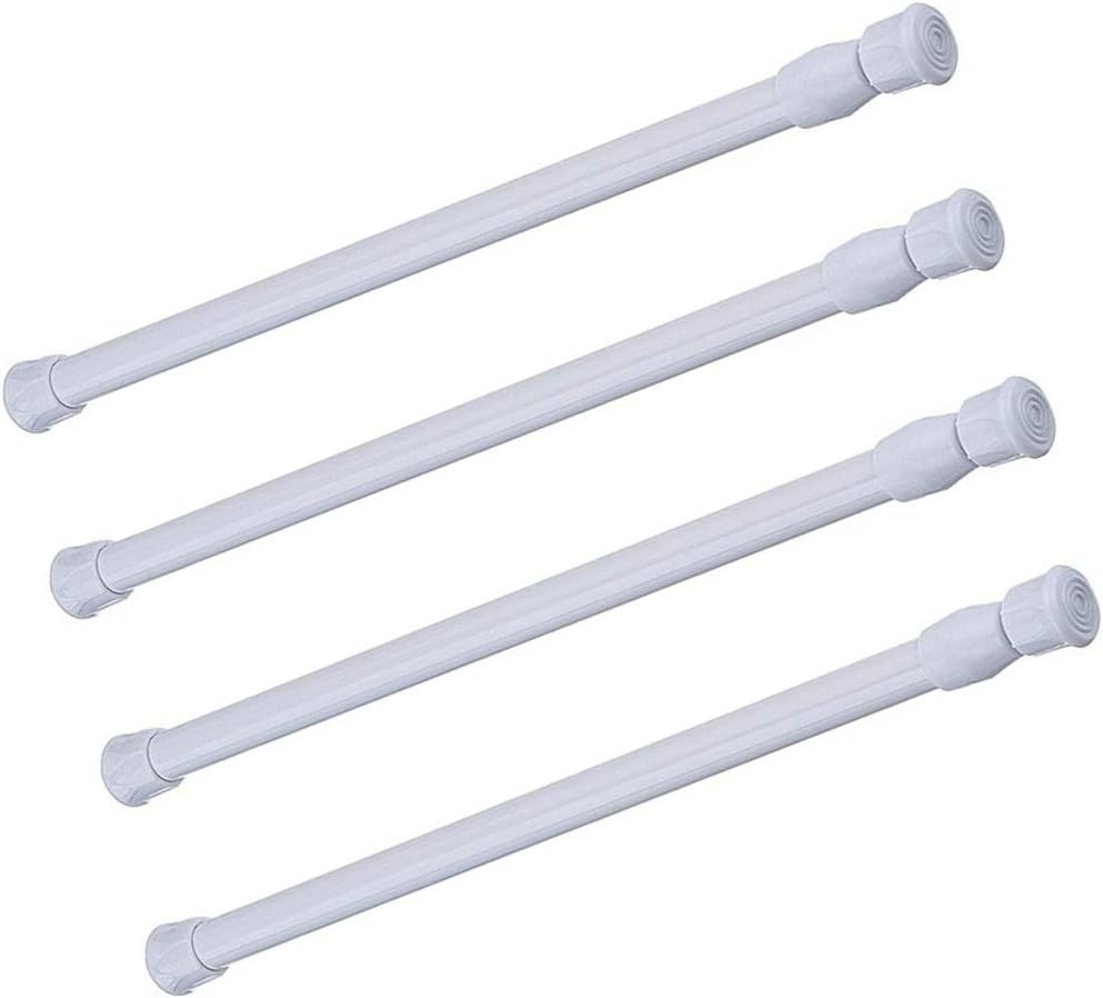Adjustable Tension Rods 4-Pack - Secure & Versatile!