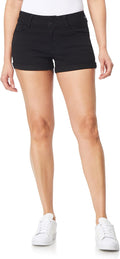 WallFlower Women's Ultra Denim Shorts Mid-Rise Insta Soft - Flattering