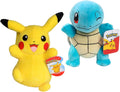 Pokemon 8ft Pikachu & Squirtle Plush 2-Pack - Soft Generation 1 Duo