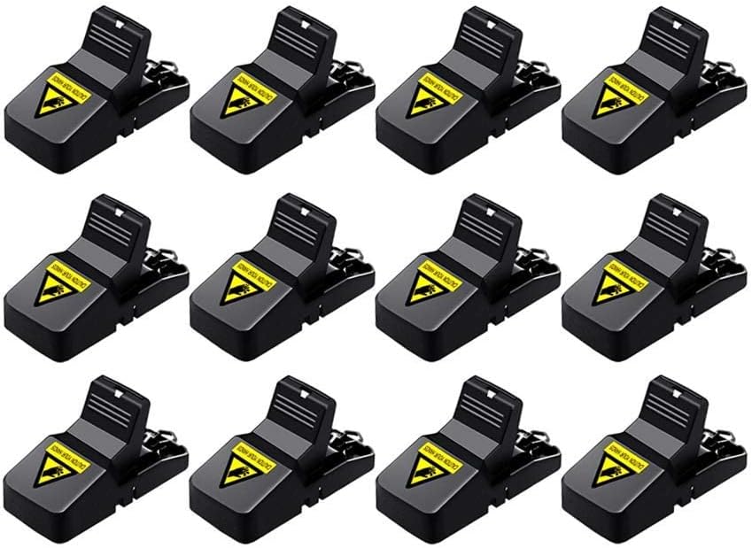 Humane Small Mouse Traps - Quick & Reusable - 12 Pack
