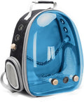 Bird Travel Carrier Cage for Parakeets and Cockatiels - Blue