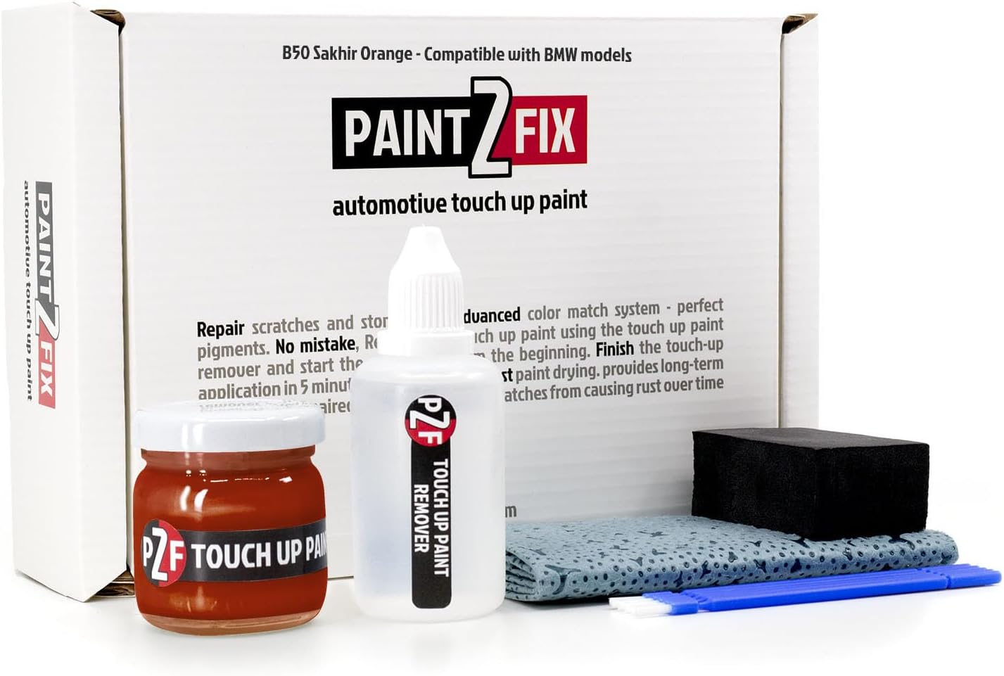 B50 Sakhir Orange Touch-Up Paint & Scratch Repair Kit for BMW