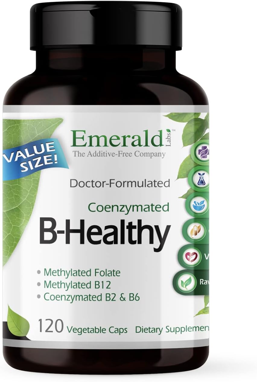 Vegan Vitamin B Complex for Immune, Brain & Heart Health