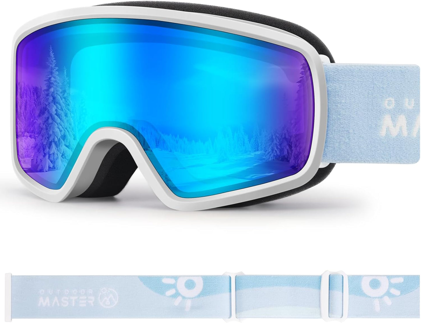 Kids Ski Goggles 100% UV Protection