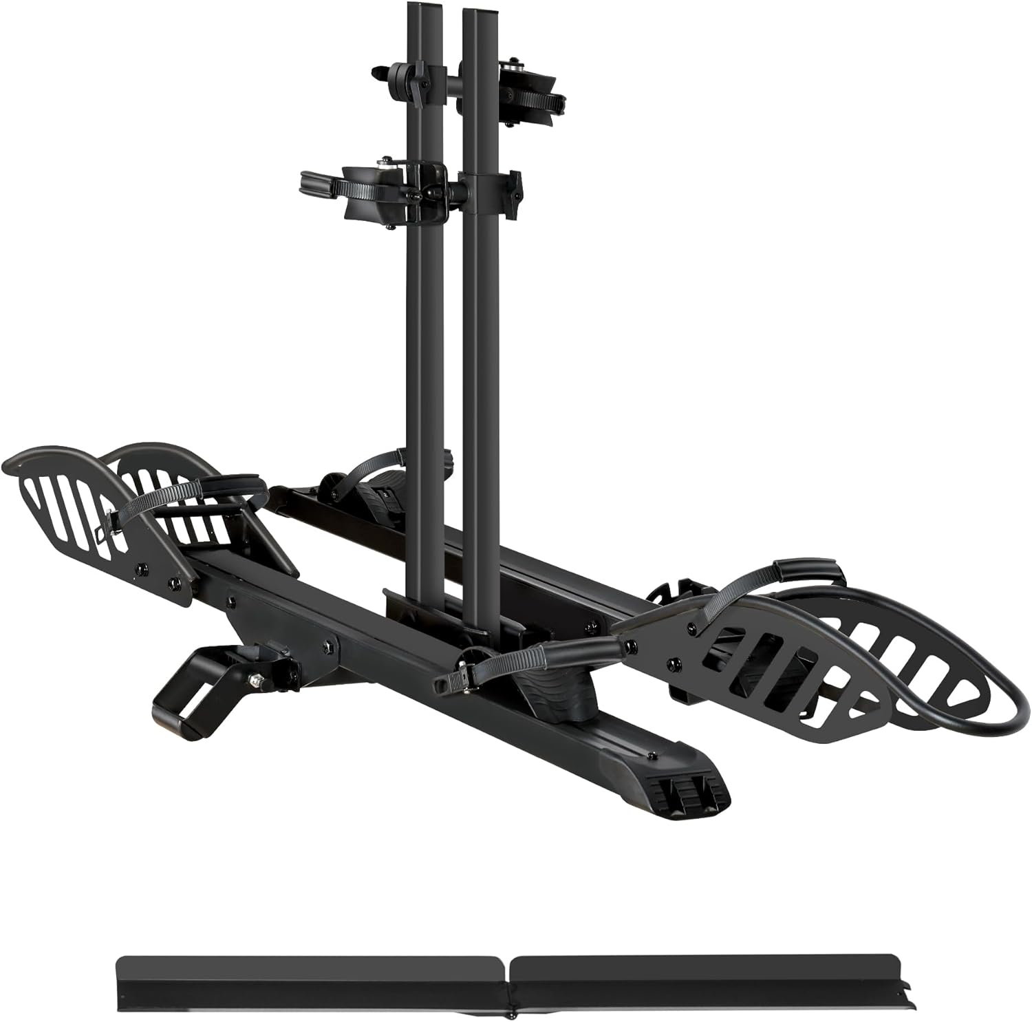 E-Bike Rack with Ramp for 2 Bikes, 200 lbs Capacity Carrier