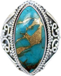 Solid 925 Sterling Silver Mystic Quartz Ring for Women (Style JYT5)