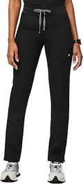 YOLA High Waisted Skinny Scrub Pants for Women - 10 Pockets