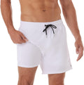 Mens Swim Trunks with Compression Liner and Zipper Pocket - Quick Dry