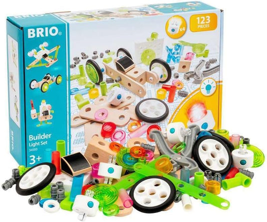 BRIO Builder Light Set - Perfect Wooden Toy Train Set for Kids