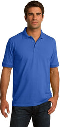 Men's Big and Tall Polo Shirt - Tall Performance Cotton Blend Clothe