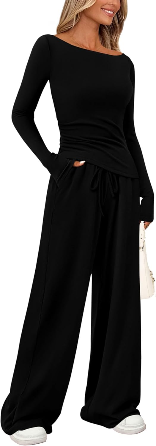 PRETTYGARDEN Women's 2 Piece Lounge Set for Stylish Comfort