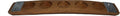 Glencairn Whiskey Flight Holder 5-Glass Golden Oak - Engraved