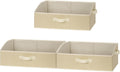 Trapezoid Closet Storage Bins 3-Pack - Large Foldable Organizers