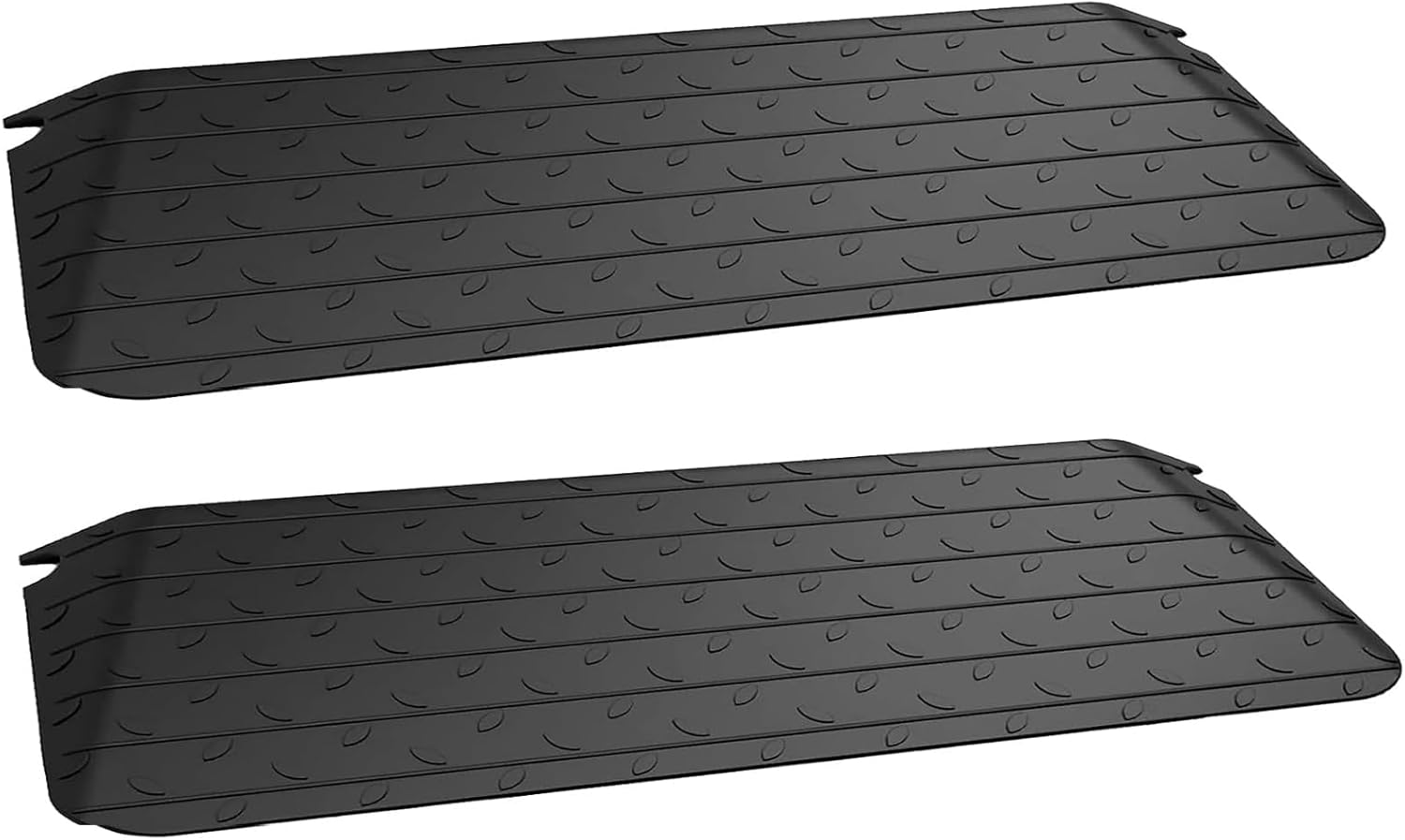 BESEA 2PACK 1 inch Rise Rubber Threshold Ramp for Doorways