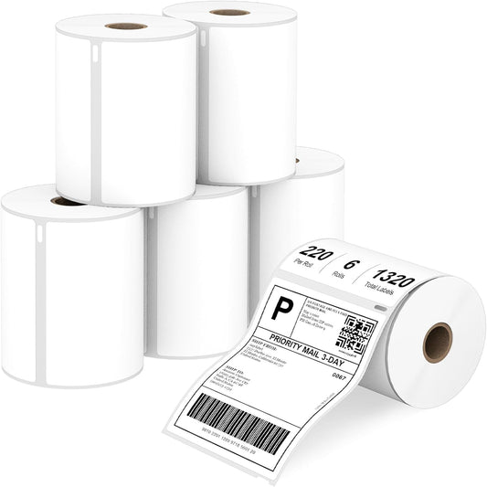 DYMO 1744907 4x6 Label Replacement - Anylabel - 6 Rolls
