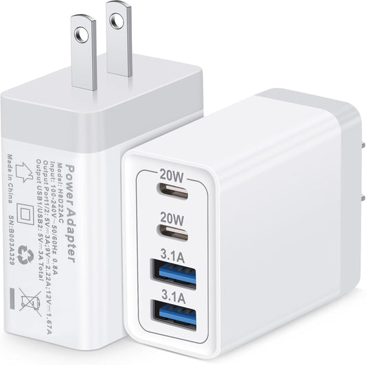 Fast Charging 4-Port USB C Brick - YEAHFUN