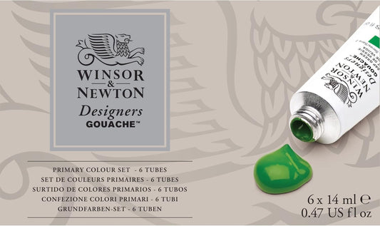 Winsor & Newton Designers' Gouache Primary Color Paint Set Review