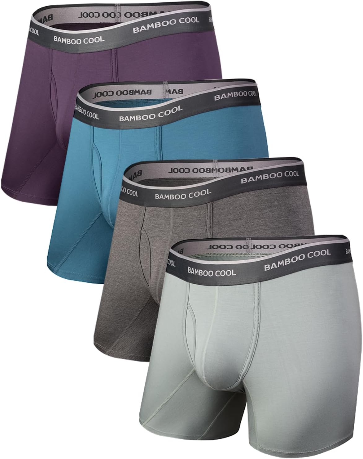 Bamboo Cool Men's Underwear Boxer Briefs for Ultimate Comfort