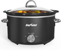 Sunvivi Small Slow Cooker 4QT - Compact, Easy Mini Cooker