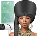 Hooded Hair Dryer Bonnet - Fast-Drying Bonnet for Natural Hair