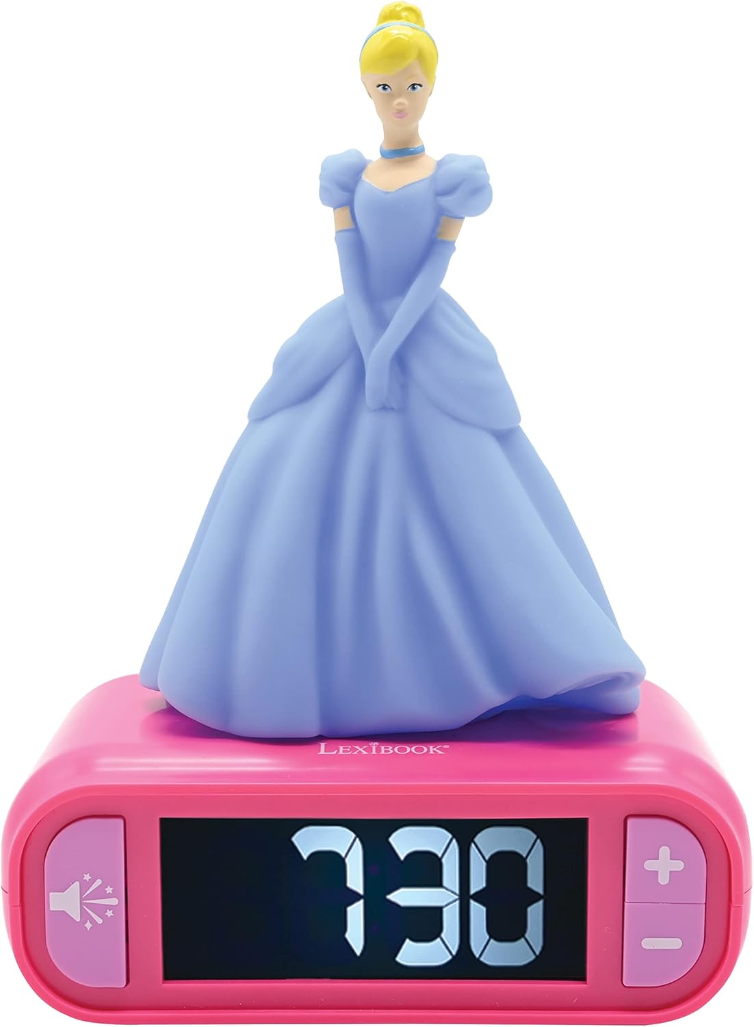 Disney Princess Digital Alarm Clock for Kids with Night Light