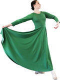 Praise Loose Fit Full Length Dance Dress for Women - Smooth Fabric