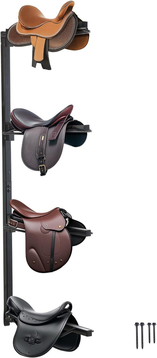 VEVOR Wall Mount Saddle Rack for Tack Room Organization