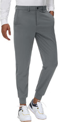 29in Slim Fit Men's Stretch Golf Joggers with Belt Loops - Tapered