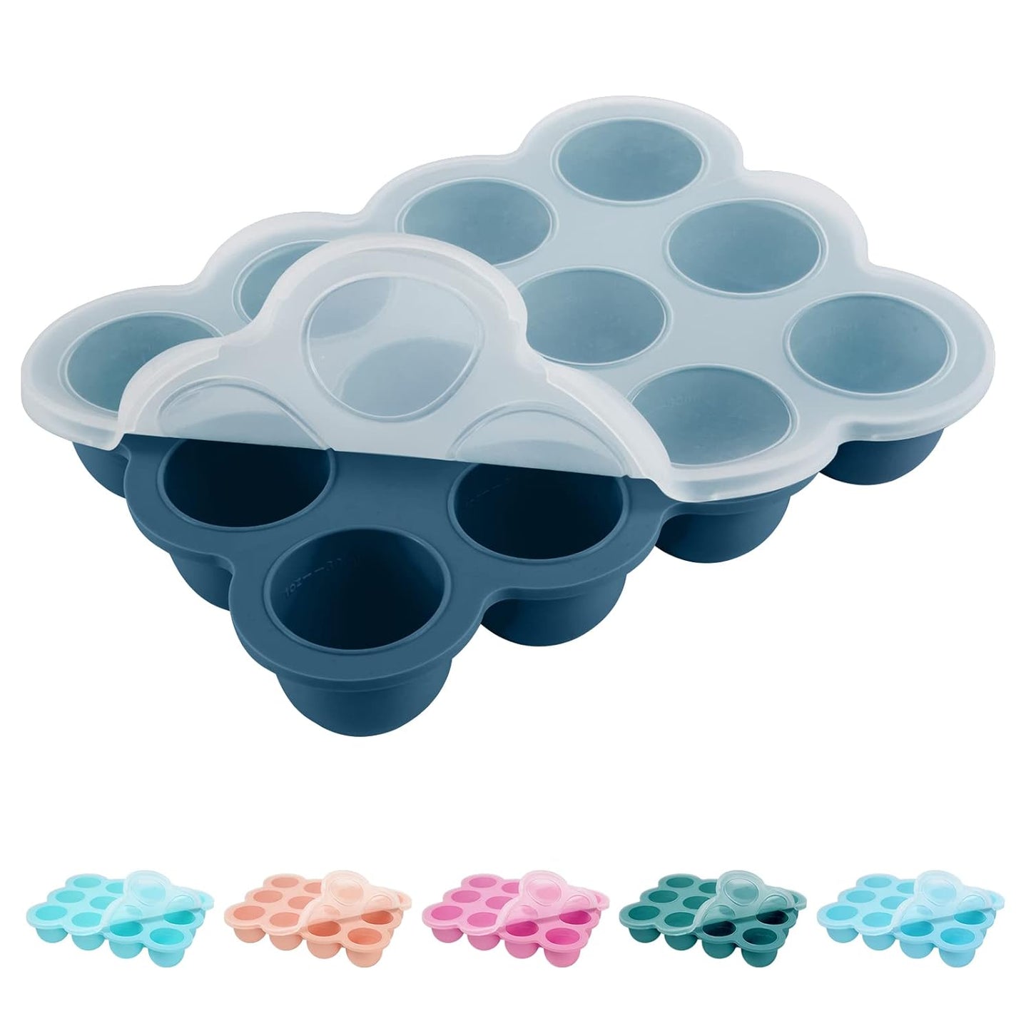 HIWOOD Baby Food Freezer Tray - Homemade Purees Made Easy!