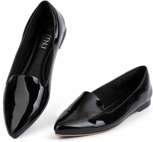 MUSSHOE Flat Shoes Women Comfortable Slip on Stylish Flats
