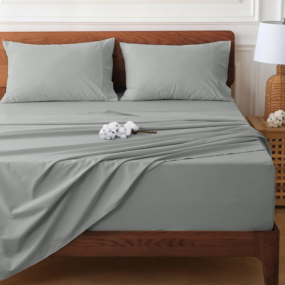 HYPREST Extra Deep Pocket Queen Sheet Set for Thick Mattresses