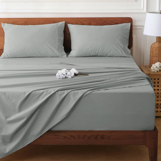 HYPREST Extra Deep Pocket Queen Sheet Set for Thick Mattresses