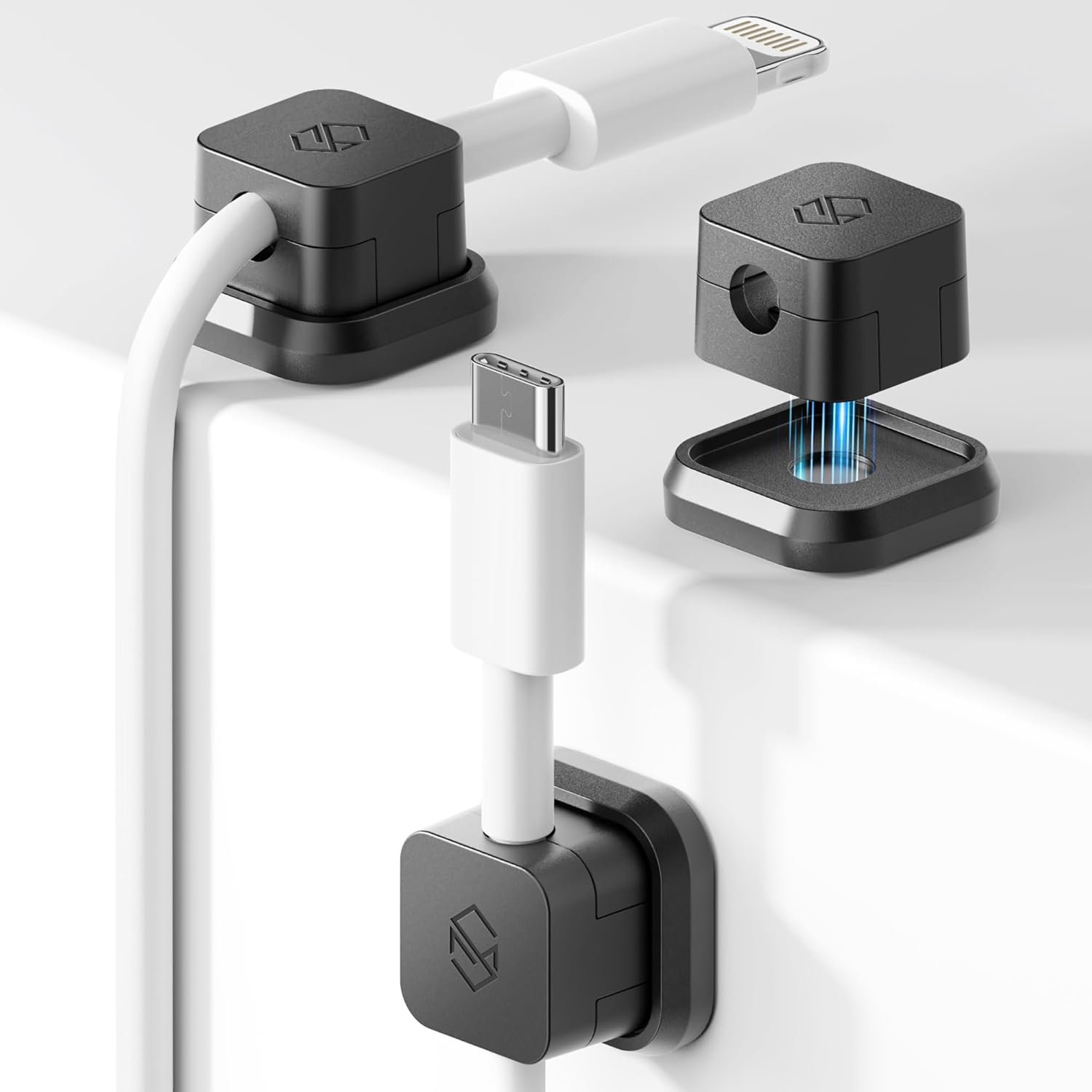 Magnetic Cable Clips for Organized Spaces!