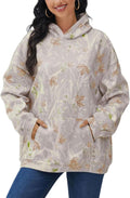 Oversized Leopard Print Hoodie for Women Men - Cozy Everyday Pullover