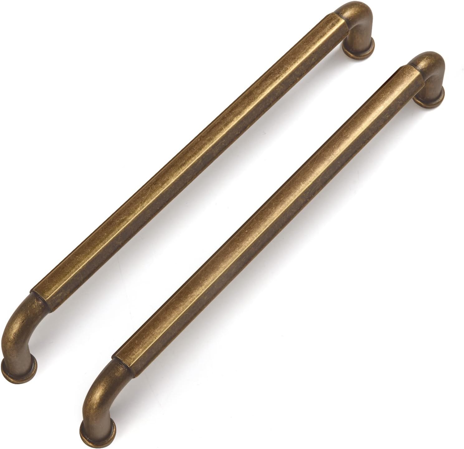 Goo-Ki 6 Pack 6-1/4 Inch Antique Brass Cabinet Pulls for Drawers