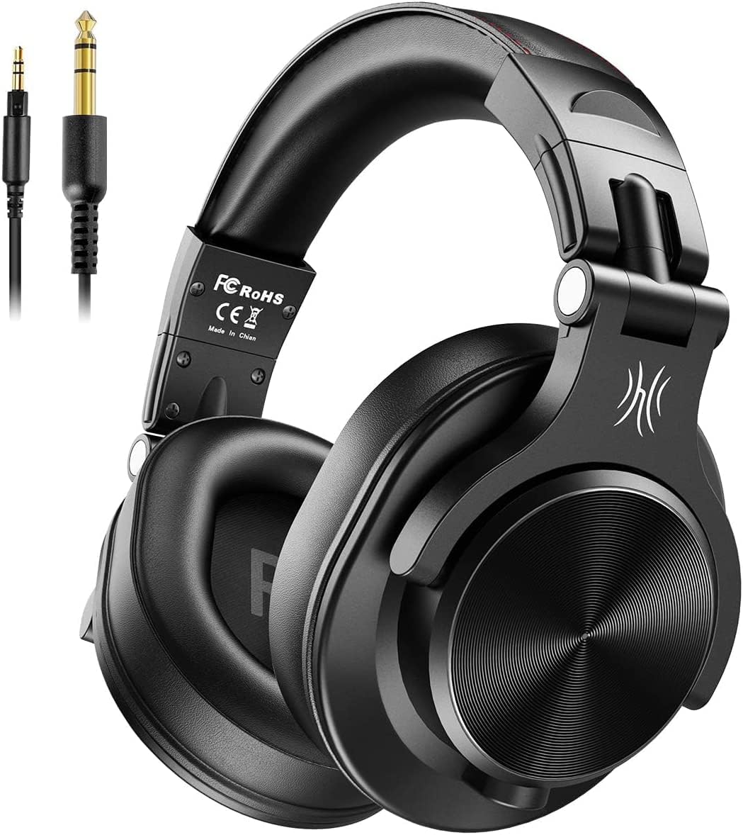 OneOdio A71 Hi-Res Studio Headphones - SharePort, Foldable Design, Dual Jacks