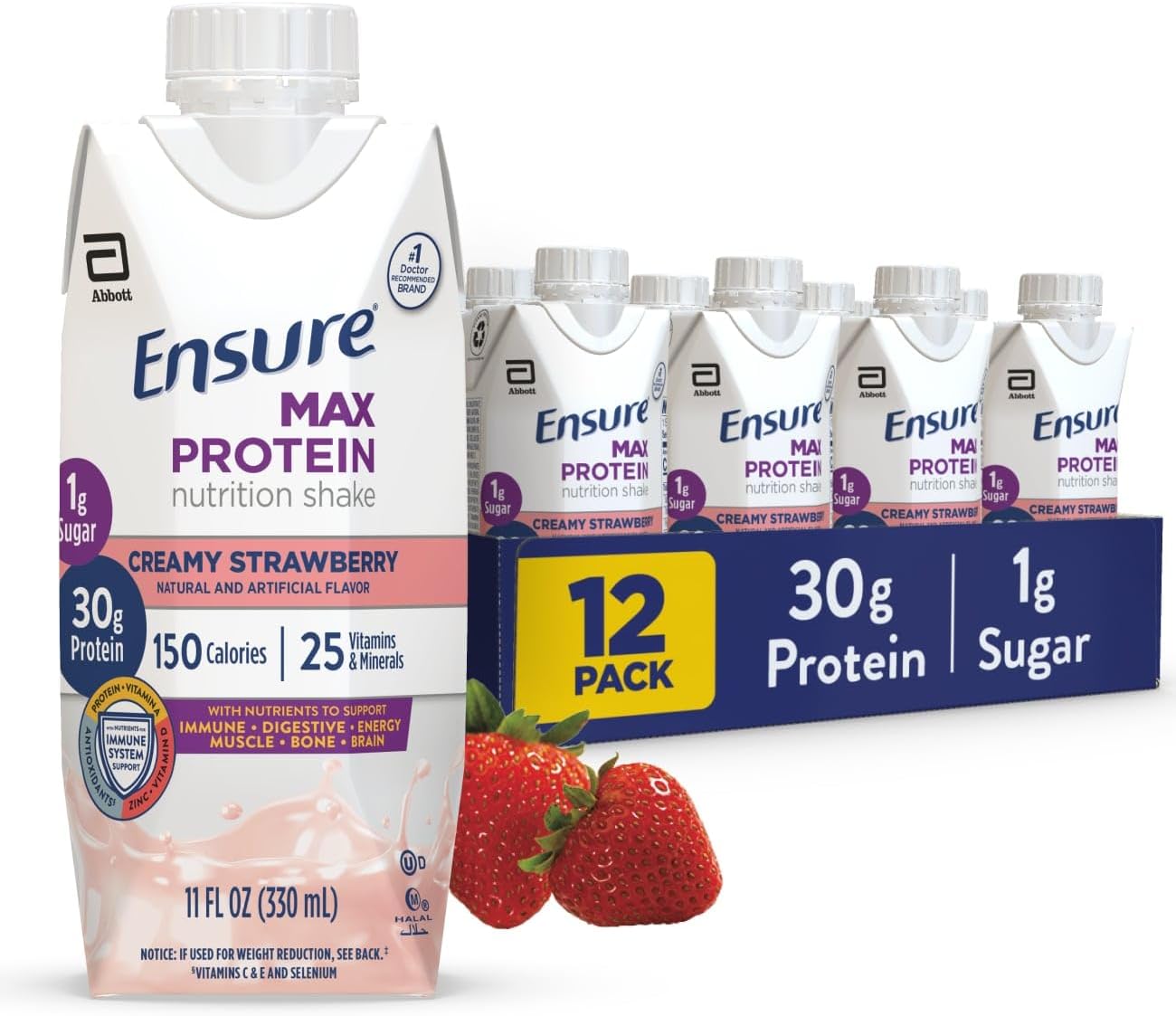 Ensure Max Protein Shake with 30g Protein for Muscle Health