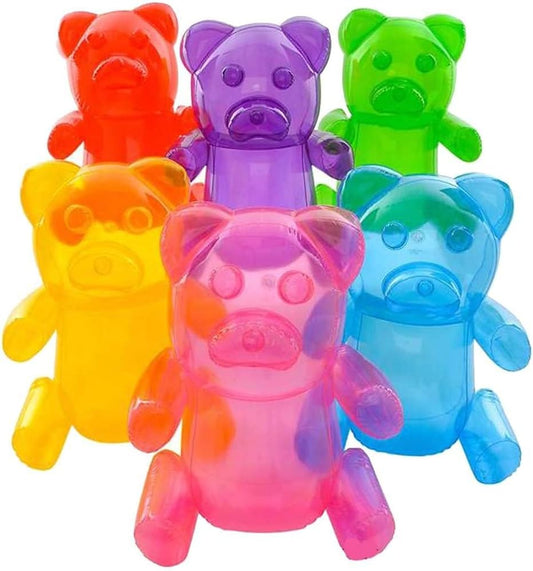 Huge Inflatable Gummy Bears for Candy Land Birthday Parties