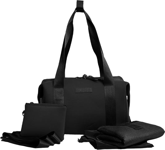 Small Diaper Bag Tote - Lightweight Neoprene Baby Bag with Pad
