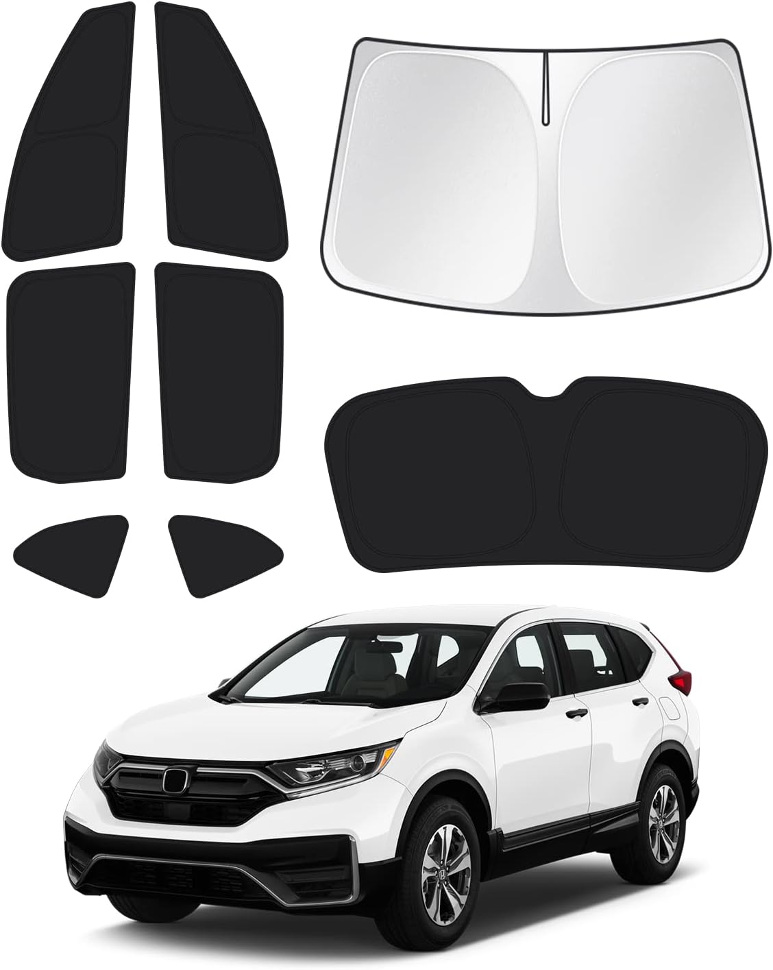Windshield Sun Shade for Honda CRV 2017-2022 Full Set
