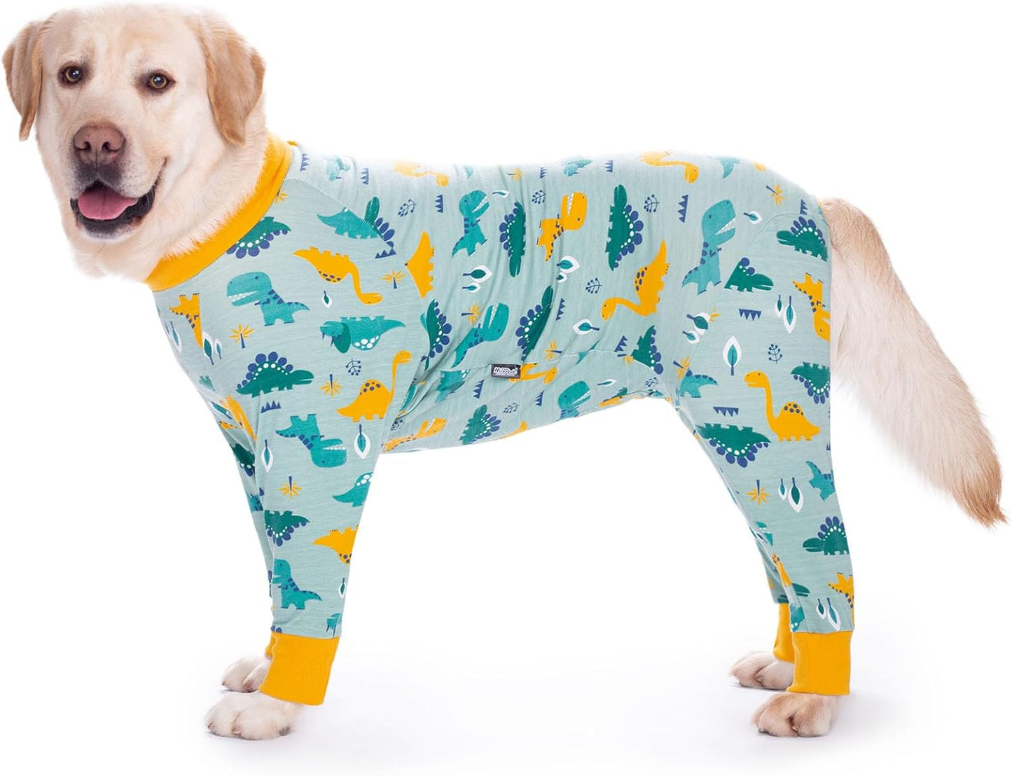 Dog Recovery Suit After Surgery Cute Dinosaur Printed Pajamas