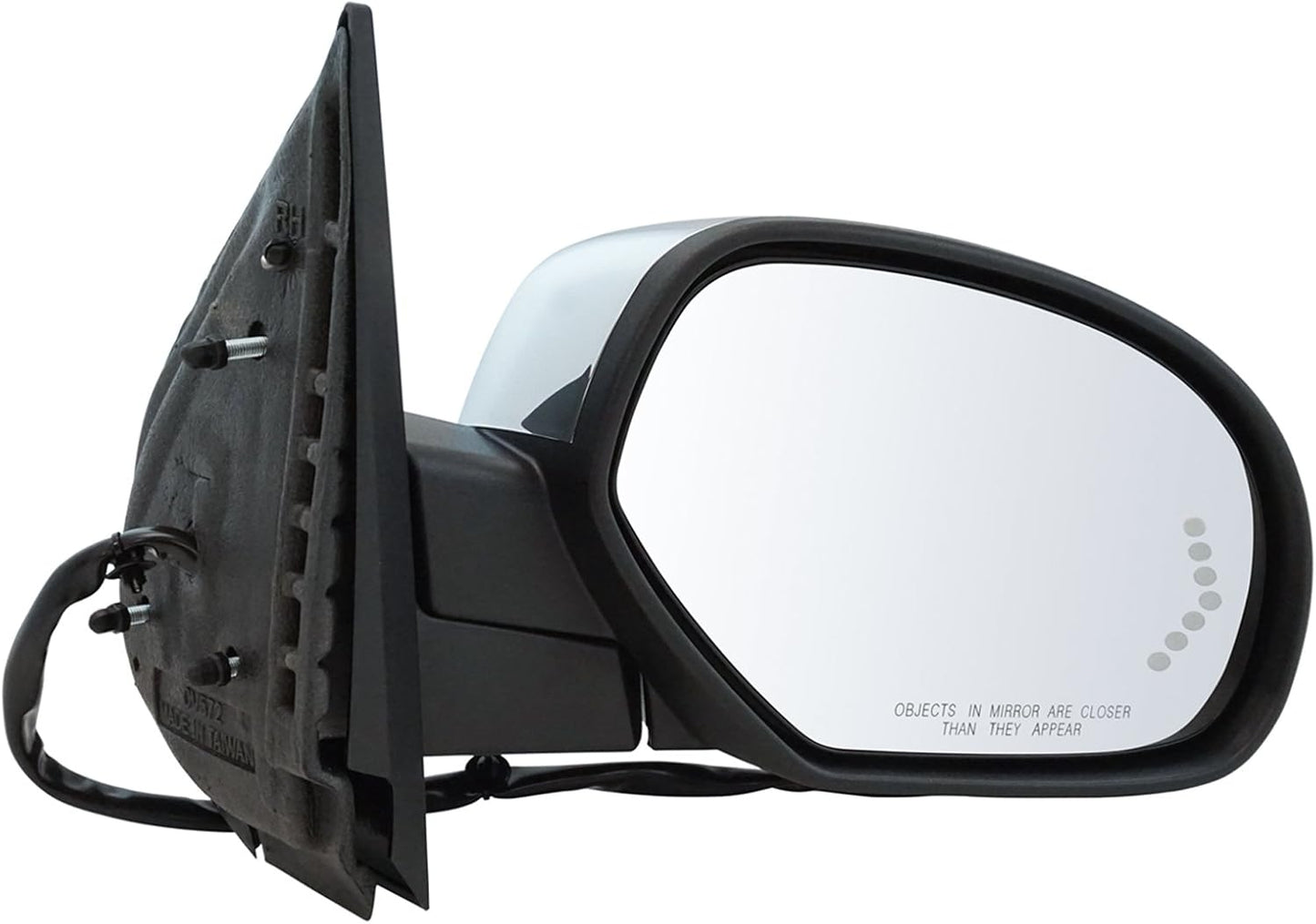 TRQ Right Mirror Passenger Side for 07-14 Chevrolet & GMC