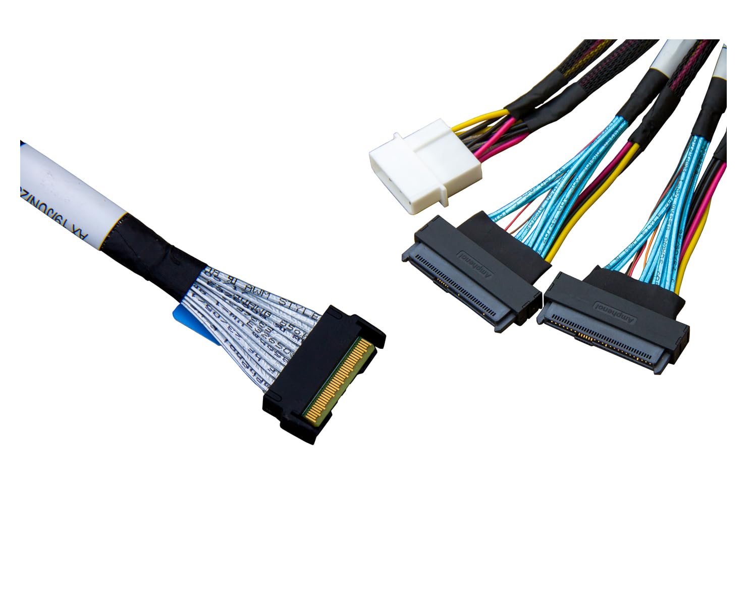 DiLinker PCIe 5.0 MCIO x8 Adapter for Dual U.2 NVMe Storage